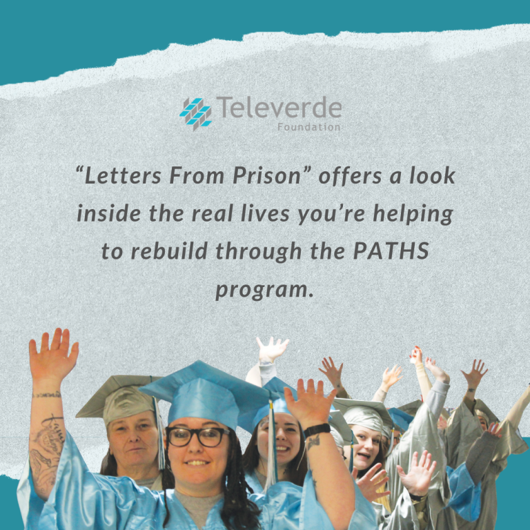 Televerde Foundation Letters from Prison series with year-end giving goal.
