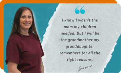 Jessica featured in a “Letters from Prison” graphic for the Televerde Foundation.