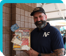 Auction winner at the Once Upon a Second Chance 2025 golf event.