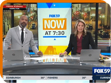 Televerde Foundation featured during a segment on FOX 59.